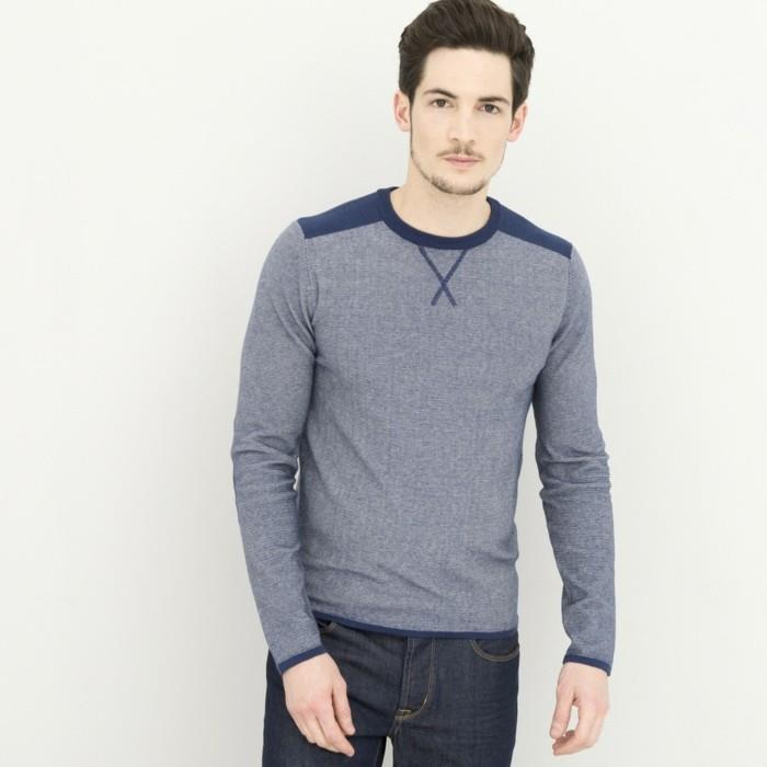 zmena veľkosti nápadu na nádherný mužský sveter pre muža