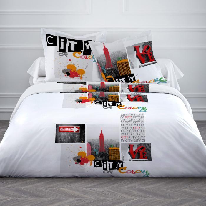 påslakan-new-york-touch-of-color-on-the-bed-set