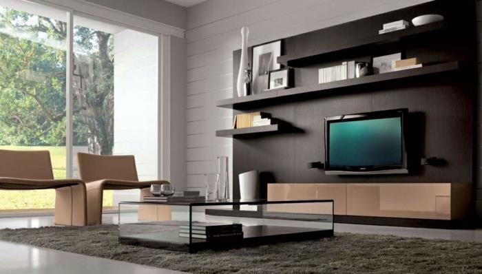 idé-dekoration-vardagsrum-möblera-ditt-vardagsrum-TV-stolar-trä
