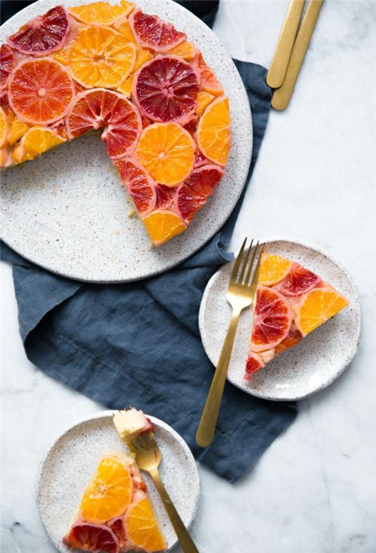 Vynikajúca prezentácia dezertného taniera nápad na vlastnú inšpiráciu gateau grapefruit