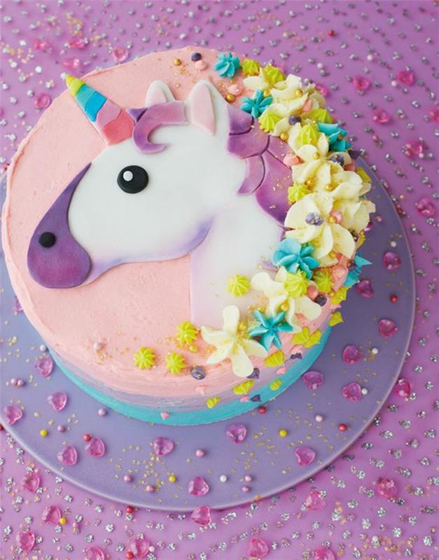 Jednorožec tortu zdobenie nápad nápad narodeninovú tortu obrázok