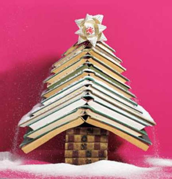 Vianočný stromček-dekorácia-nápad-z-knihy-hviezda