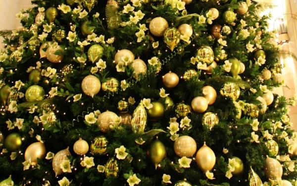 Vianočný stromček-nápad-nápad-prírodný-žltý