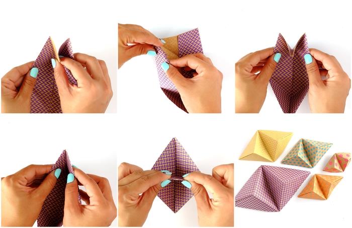 ako vyrobiť 3d origami, ktoré slúžia aj ako originálny držiak na smartphone
