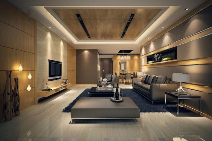 luxusný nábytok do obývačky s moderným dizajnom