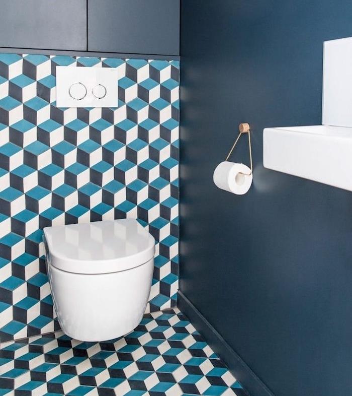 deco dizajn toaleta kubická 3d triezva toaleta originál