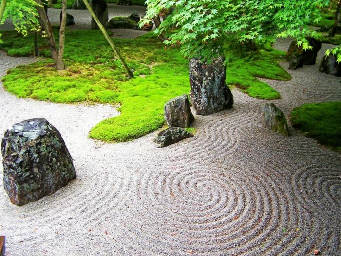 Japansk-zen-orientalisk-trädgård-kreativ-idé-natur