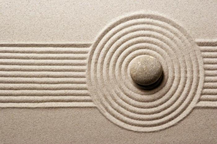 Japanska-zen-trädgård-exteriör-sten-idéer