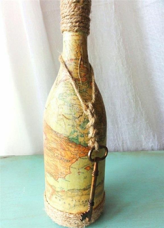 pekne upravená-fľaša vína-personalizovaná-etiketa-vína-kresba-z-celého-sveta