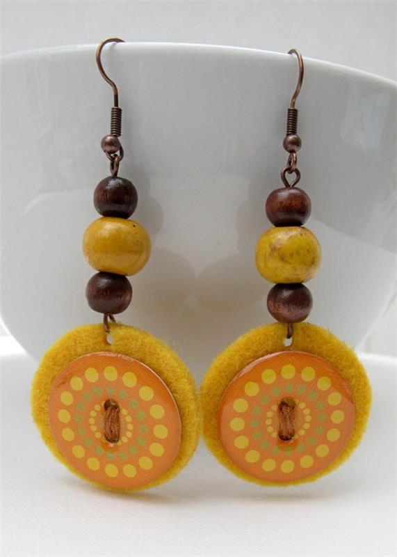ganska-original-tillbehör-örhänge-orange-gul