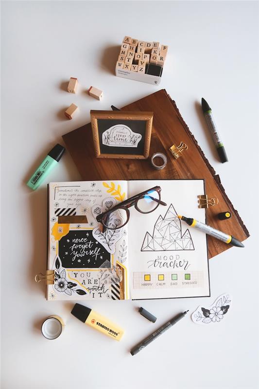 Idé original anteckningsbok, scrapbooking fotoalbum, enkel och konstnärlig bok diy