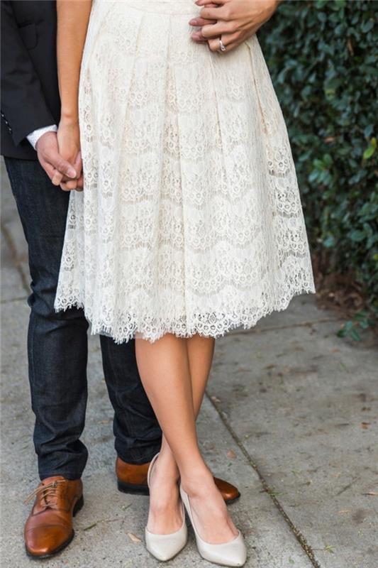 biela-čipkovaná sukňa s romantickým želaním