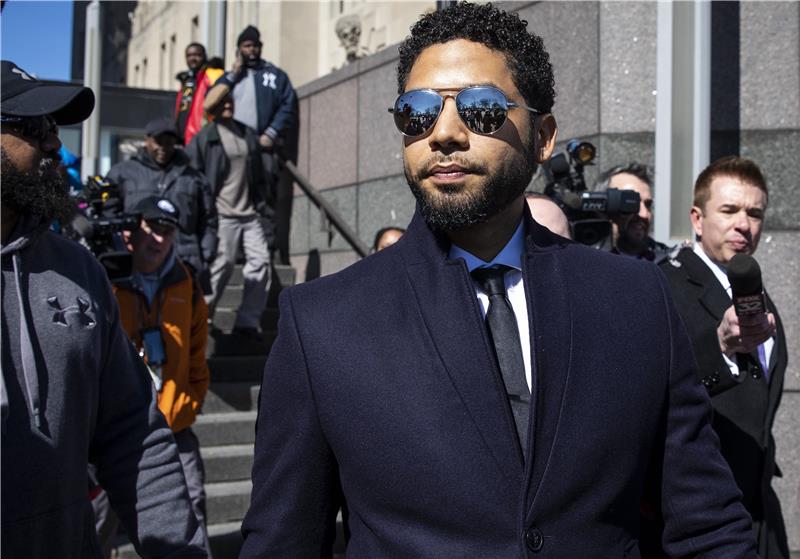 Chicago domstolar släpper falska vittnesmål mot skådespelaren Jussie Smollett