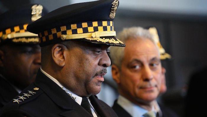 Polischef Eddie Johnson och Chicagos borgmästare Rahm Emanuel säger att stadens rykte har dragits i leran och att rättvisan är tvåskiktad
