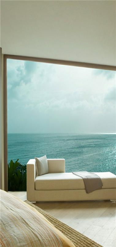 najkrajšia-výhľad-na-more-biela-sedačka-námornícka-dekorácia-nápad-veľké-okno