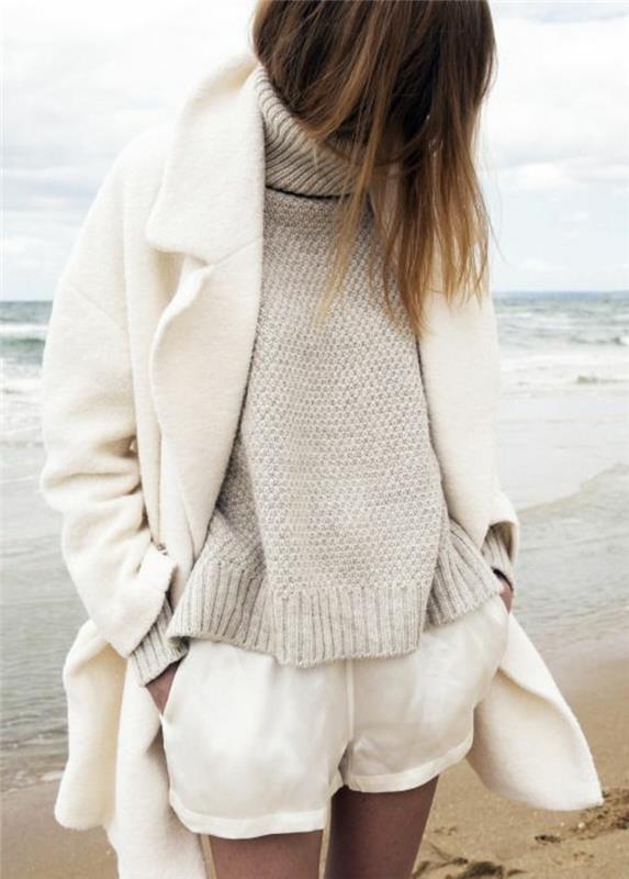 den-klädda-shorts-kvinnan-ootd-idé-cool-vinter-outfit
