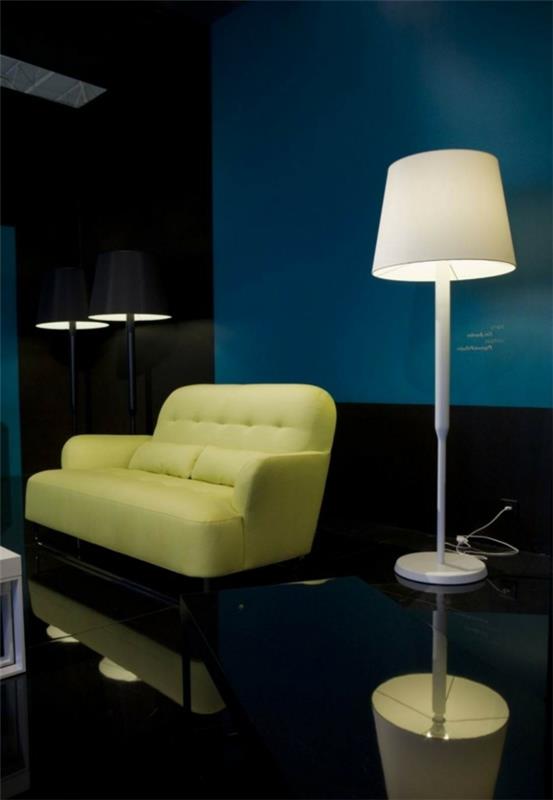 stojacia lampa-mucha-biela