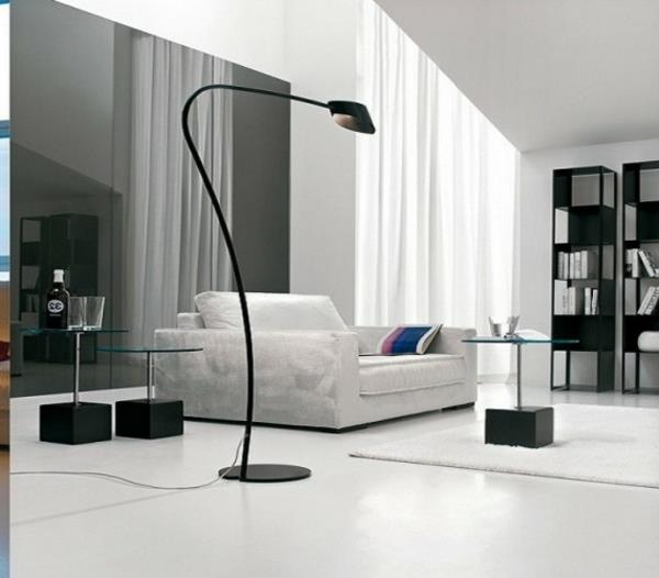 stojacia lampa-muška-interiér-obývačka