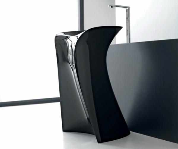 čierny dizajn-prekvapujúce-kúpeľňa-umývadlo