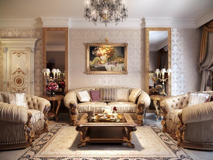 tapetet-vardagsrum-design-tapet-trompe-l-oeil-barock