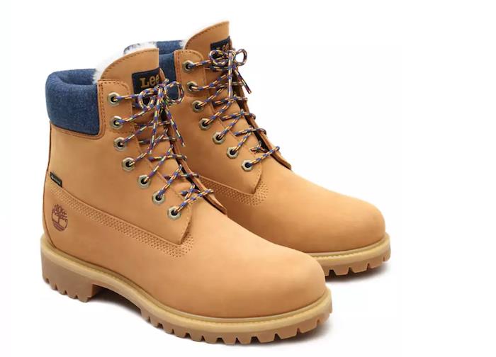 Som en del av Timberland-kollektionen lanserar märket en begränsad upplaga av sina Lee X Timberland 6-Inch Premium-stövlar