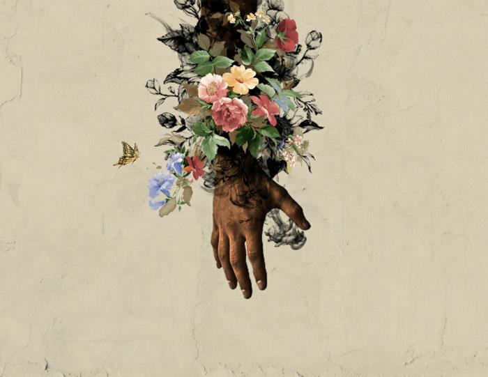 grafisk-konst-grafisk-konst-material-grafisk-konst-blommor-hand