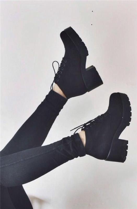 حذاء-حذاء-في-كل-جمال-الذي-حذاء-أسود-للاختيار-للمرأة-العصرية