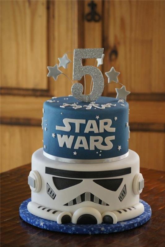 star-wars-vuxen-födelsedag-tårta-yoghurt-kakor