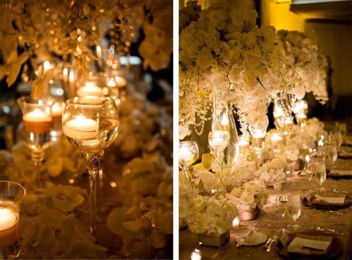bröllop-menyn-ljusstake-värme-dekoration-bord-champagneglas-ljus-flytande