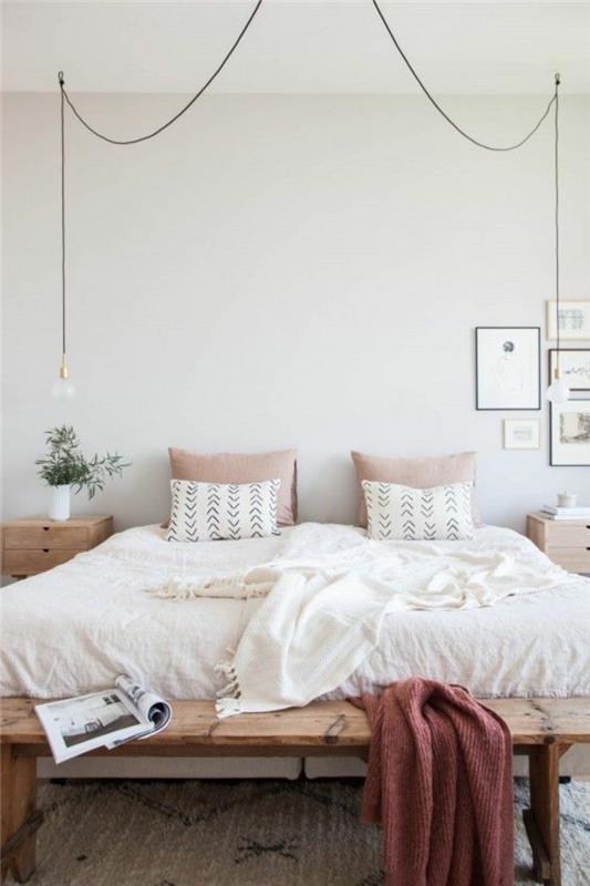 غطاء-بالغ-ليس-باهظ الثمن-سرير مزدوج-بالغ-سرير-تصميم-Conforama-bed-in-raw-wood