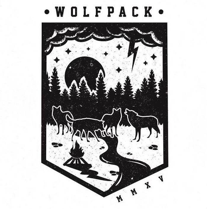 Wolfpack Clothing -logotypen i centrala Europa modemärke