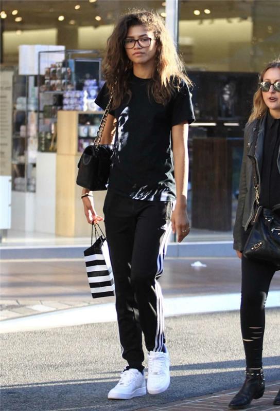 Pretty swag girl swagg girl with beanie outfit style become swag white sneakers