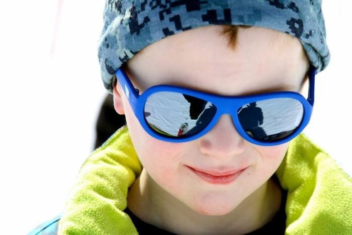 نظارة شمسية-طفل-جميل-ازرق-افياتور-نوع-الحجم