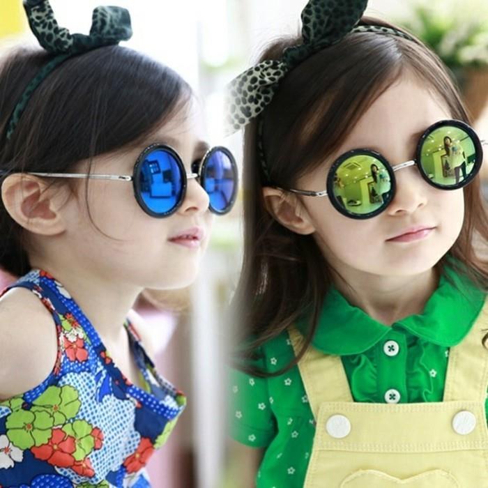 نظارات-اطفال-لونين-دائرية-بنات-حجم ثانية