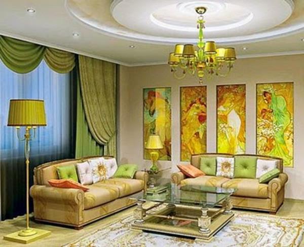 luxusná obývacia izba-nástenné plagáty-pre-klasický-interiér