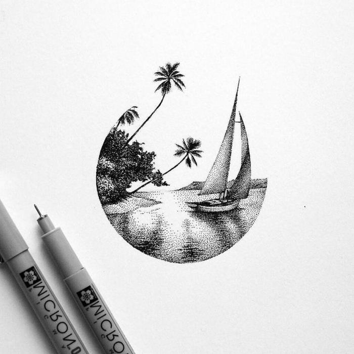 Svartvit hästritningsbild svartvit fantasiteckning cool paradismålningsidé