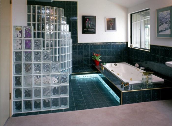 zmenená veľkosť krásneho nápadu na interiér kúpeľne-sklenená-tehla-kúpeľňa