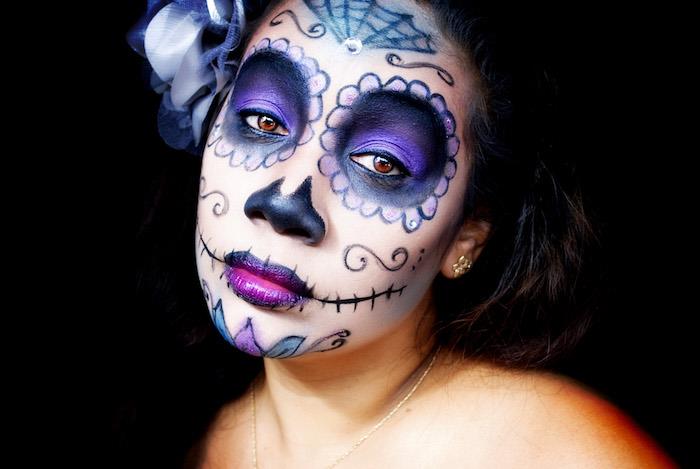 mexikansk skelett mexikansk skalle makeup