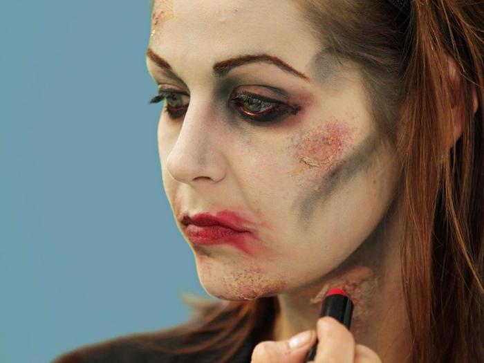 odöda zombie sminkdräkt