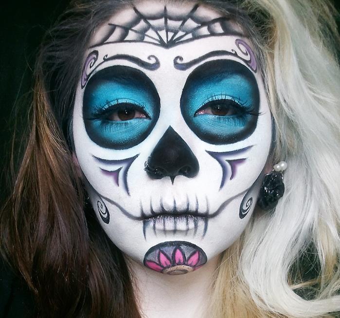 make up mexican skull folklore godisskalle calaveras