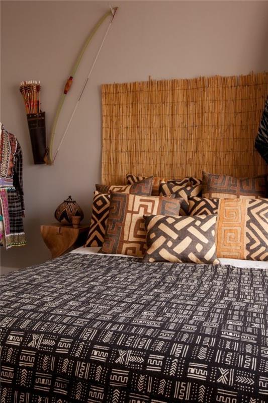 Afrikanska-möbler-dekorativa-kuddar-etniska-filt-vägg-hängande-i-halm