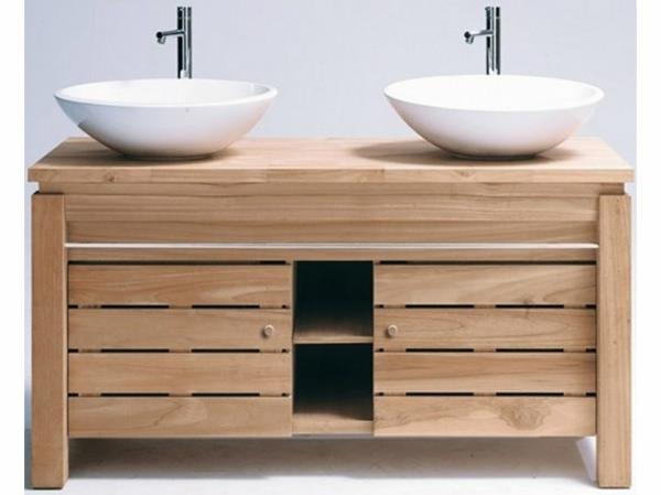 teakové-kúpeľňové-nábytkové-a-dve-vybavené-umývadlá