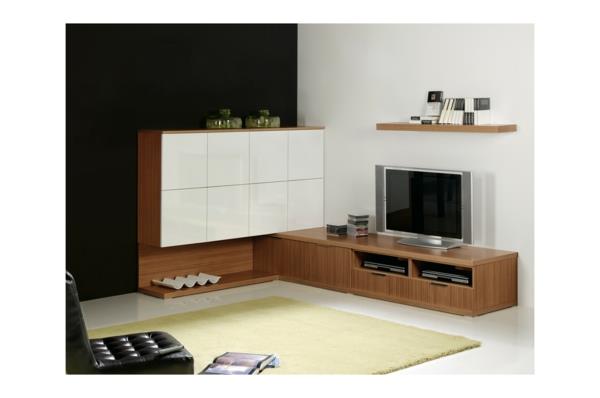 vit-valnöt-hörn-tv-stativ