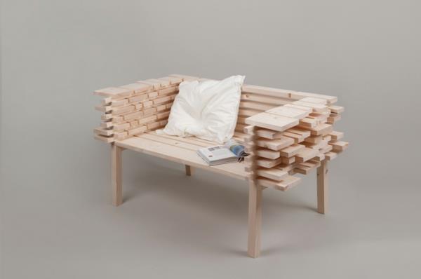 sedacia súprava nábytok-surové drevo