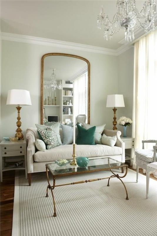 spegel-storformat-lampor-fleur-claire-soffa-grön