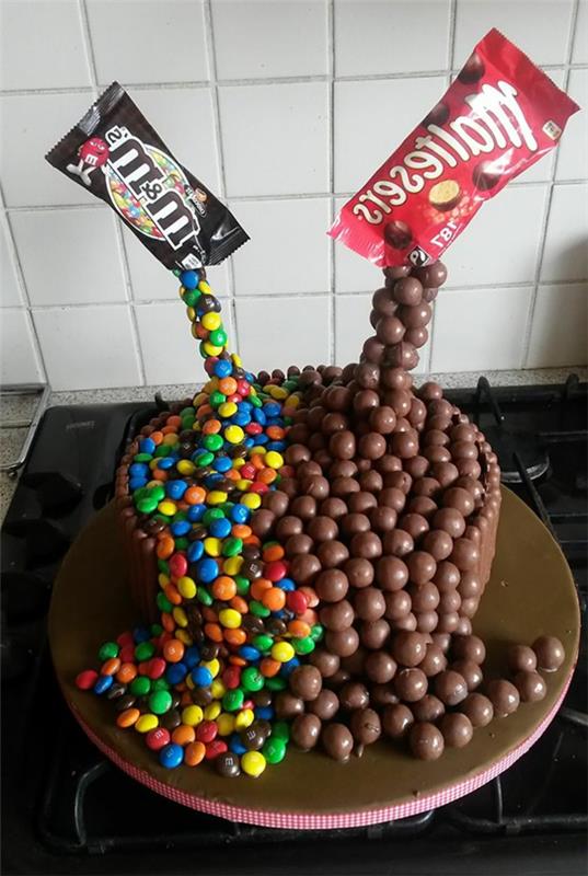m & m-m-födelsedagskakor