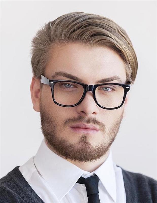 skägg storlek 3 dagar blond man arbete