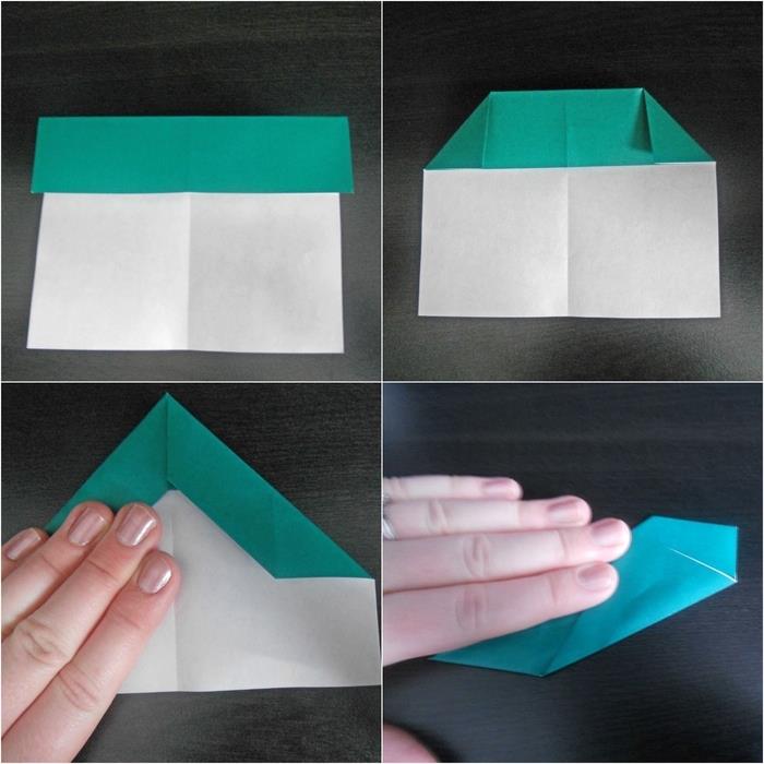 ako vyrobiť papierové lietadlo, ktoré veľmi dobre letí na dlhé vzdialenosti, návod na skladanie origami, ktorý je možné ľahko reprodukovať