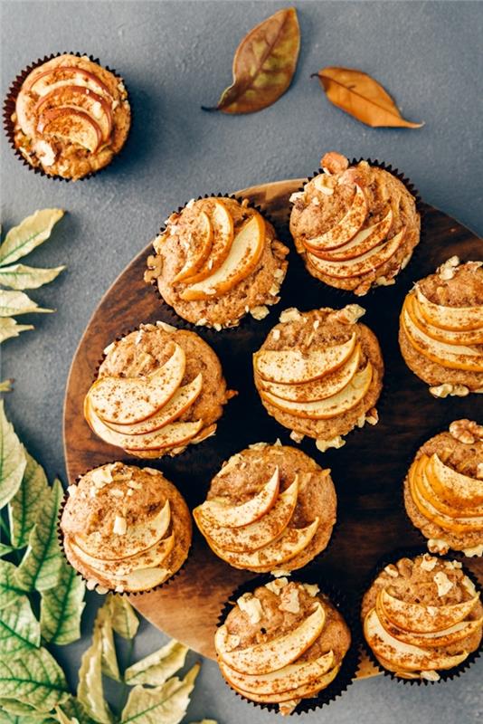 bezlepkové muffiny z jabĺk a škorice, ľahký diétny recept na raňajky alebo desiatu
