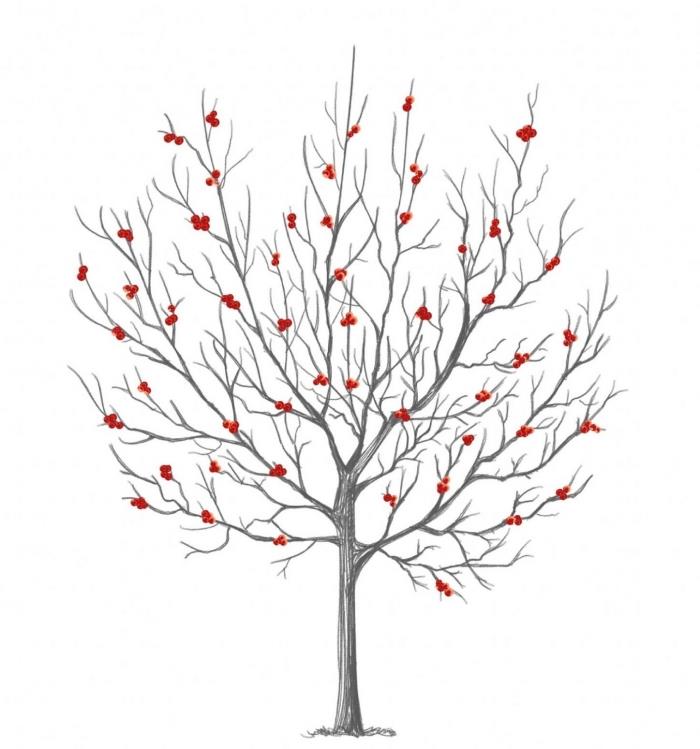 شجرة بصمات الأصابع للتنزيل مجانًا لعمل تذكار من نوع كتاب ضيف الزفاف